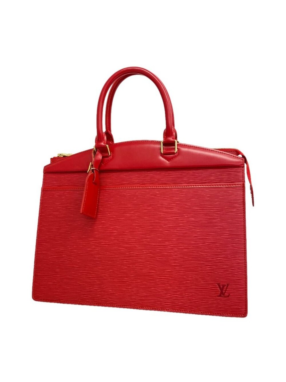 Louis Vuitton Handbag Epi Riviera Castilian Red